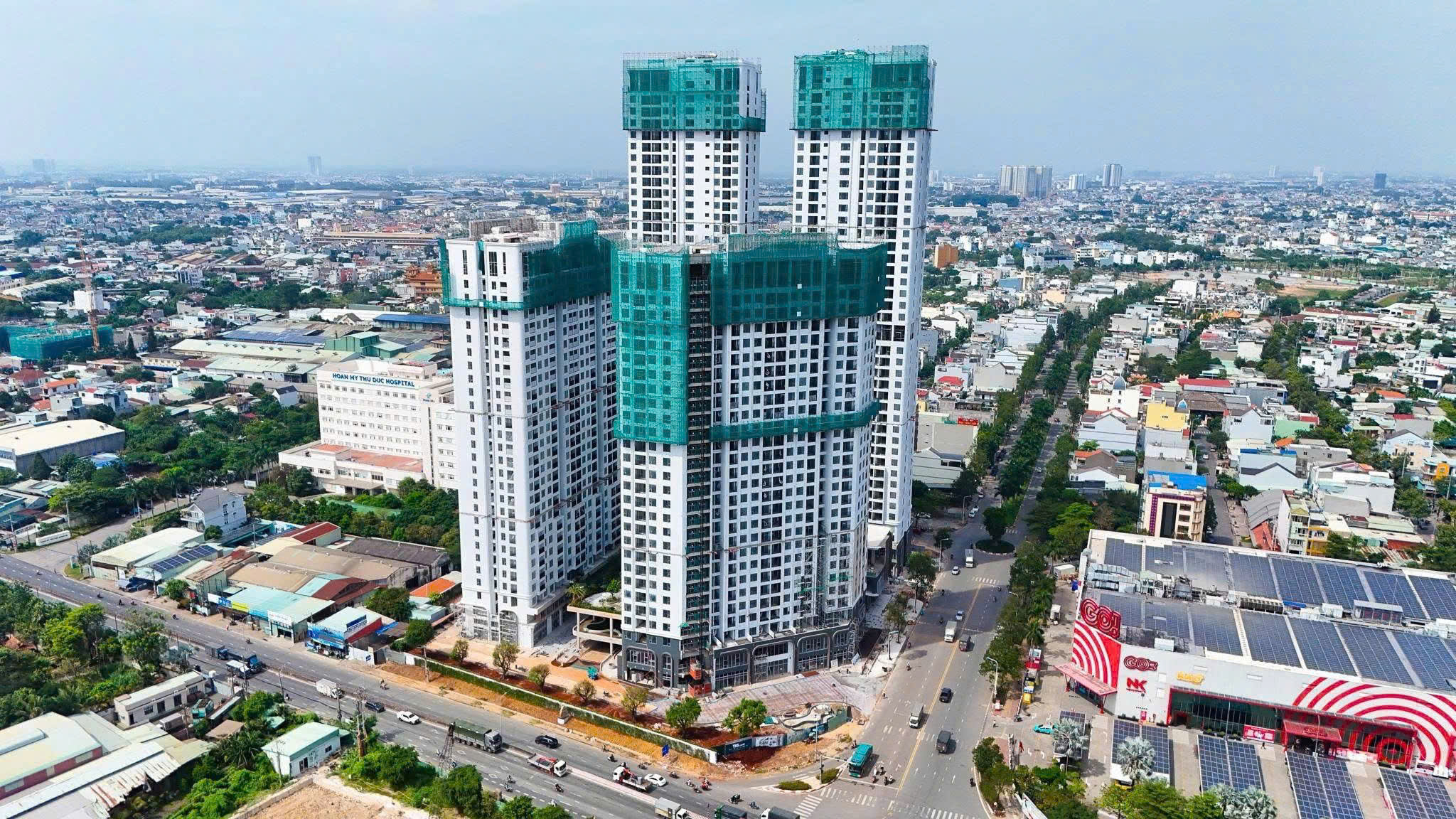tiến độ dự án green skyline